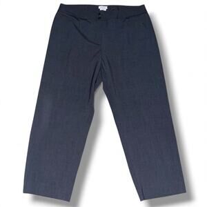 Calvin Klein Grey Pants Size 18W Traditional Fit  Flat Front Straight Leg